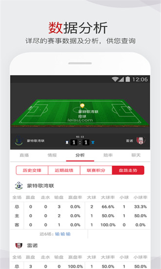 雷速即时足球比分网，足球迷的极速信息站