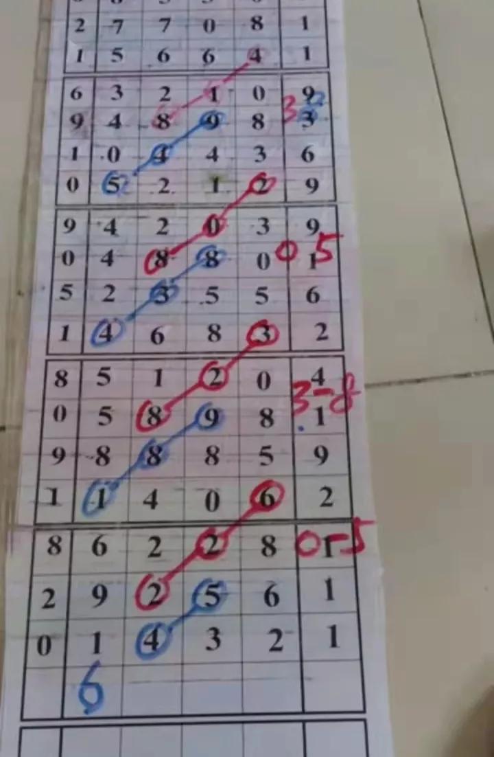 排5带连线基本走势图，解锁数字彩票的奥秘