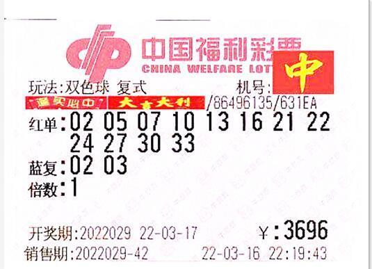 双色球机选奇迹，2元投入，千万梦想成真