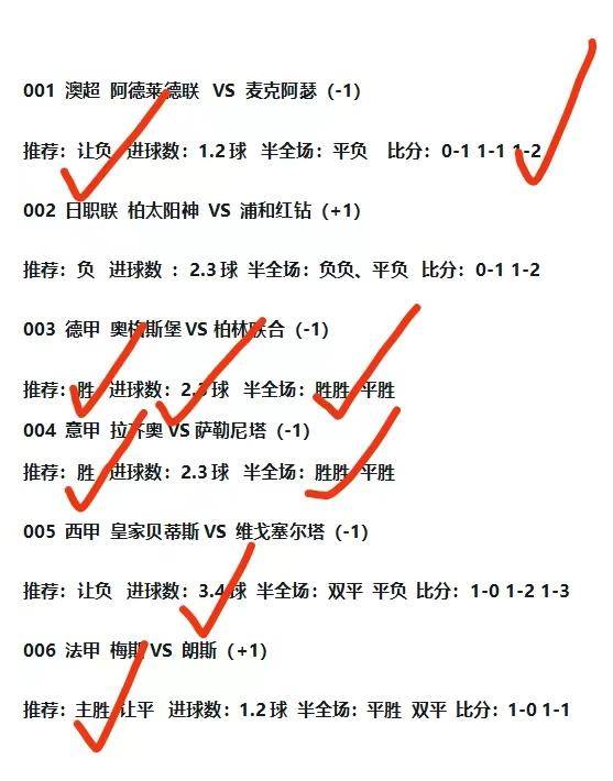 今日足球早场实单，解析与预测
