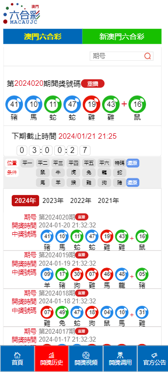 澳门六开资料2024年开奖预测与历史回顾